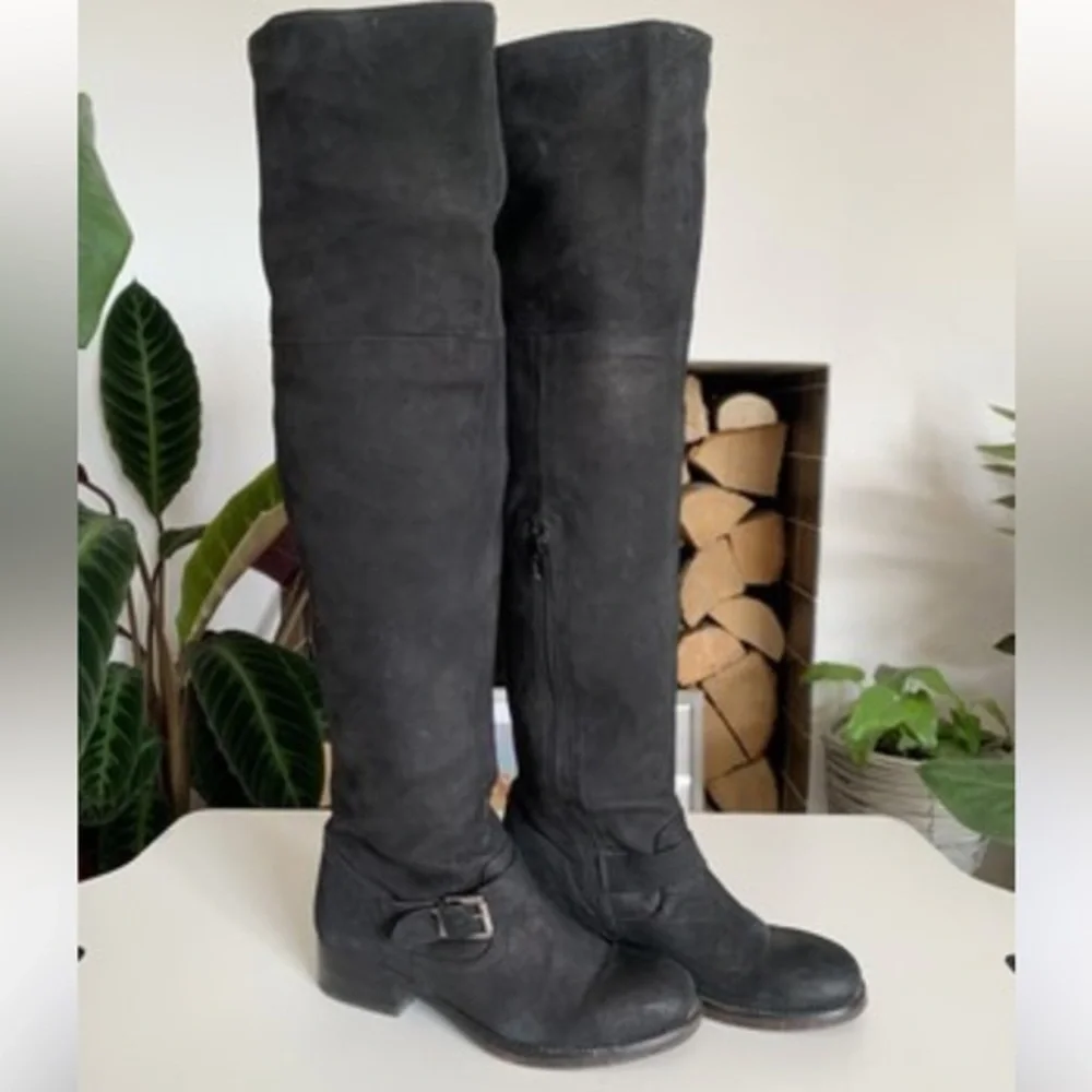 🥑Kurt Geiger London Ash over knee suede riding boots 38.5